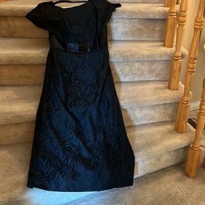 Vintage Canadian made evening midi dress